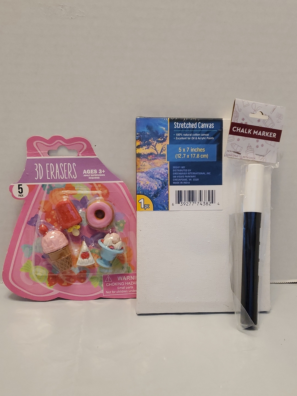 Kids 3D Erasers Pack Bundle